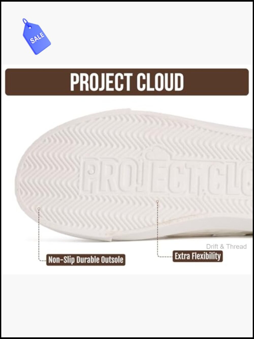 Canvas Slip On Sneakers Memory Foam Insole Lightweight Non-Slip Sole - Picture 4 of 7